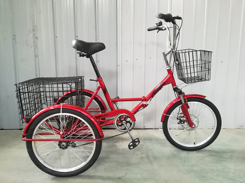 Трехколесный велосипед для взрослых Doonkan Trike 20 красный