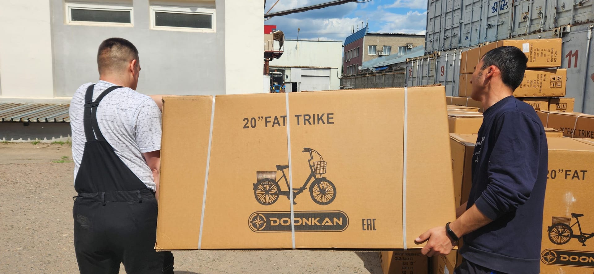 трехколесный велосипед фэтбайк для взрослого Doonkan Trike Panda Fatbike доставка