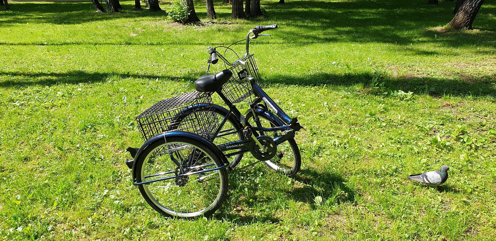 Трехколесный складной велосипед для взрослых DOONKAN Trike