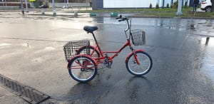 Трехколесный велосипед для взрослых Doonkan Trike 20 Красный складной трицикл трайк