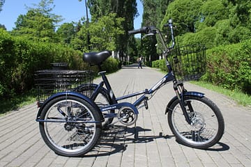 Doonkan Trike 20 синий электрический складной велосипед дункан трайк трицикл грузовой (119)
