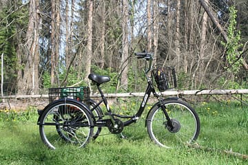 Электровелосипед трицикл Doonkan Trike 24 Трехколесный велосипед для взрослых складной 500w (83)