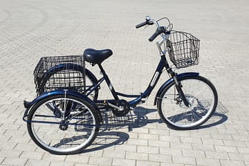 Трайк байк Дункан Doonkan Trike 24 складной трехколесный велосипед для взрослых (2)