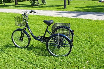 Трайк байк Дункан Doonkan Trike 24 складной трехколесный велосипед для взрослых (8)