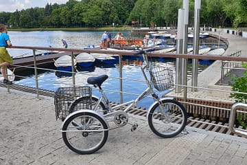 Трехколесный велосипед для взрослых взрослый для взрослого складной Трицикл Doonkan Trike 20 (73)