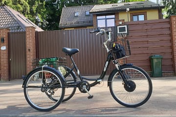 Электровелосипед трицикл Doonkan Trike 24 Трехколесный велосипед для взрослых складной 500w (32)