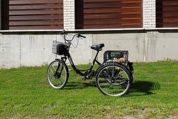 Электровелосипед трицикл Doonkan Trike 24 Трехколесный велосипед для взрослых складной 500w (35)