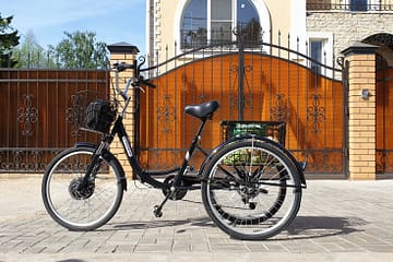 Электровелосипед трицикл Doonkan Trike 24 Трехколесный велосипед для взрослых складной 500w (36)