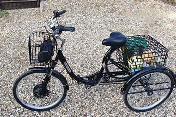 Электровелосипед трицикл Doonkan Trike 24 Трехколесный велосипед для взрослых складной 500w (74)