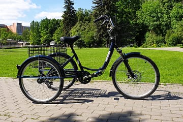 Трайк байк Дункан Doonkan Trike 24 складной трехколесный велосипед для взрослых (14)