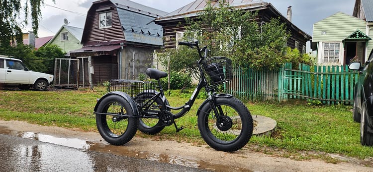 Фэтбайк Дункан Трайк Doonkan Trike Fatbike Panda Панда Трицикл трехколесный велосипед для взрослых деревня